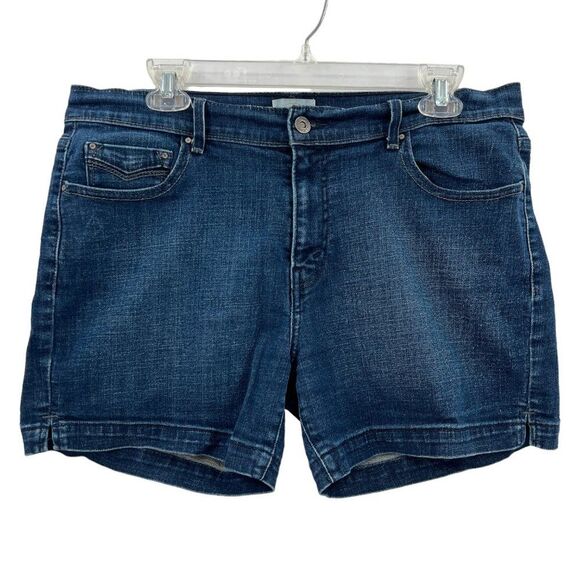 Levi's 515 Short Blue Jean Denim Shorts Size 12 - Picture 4 of 15
